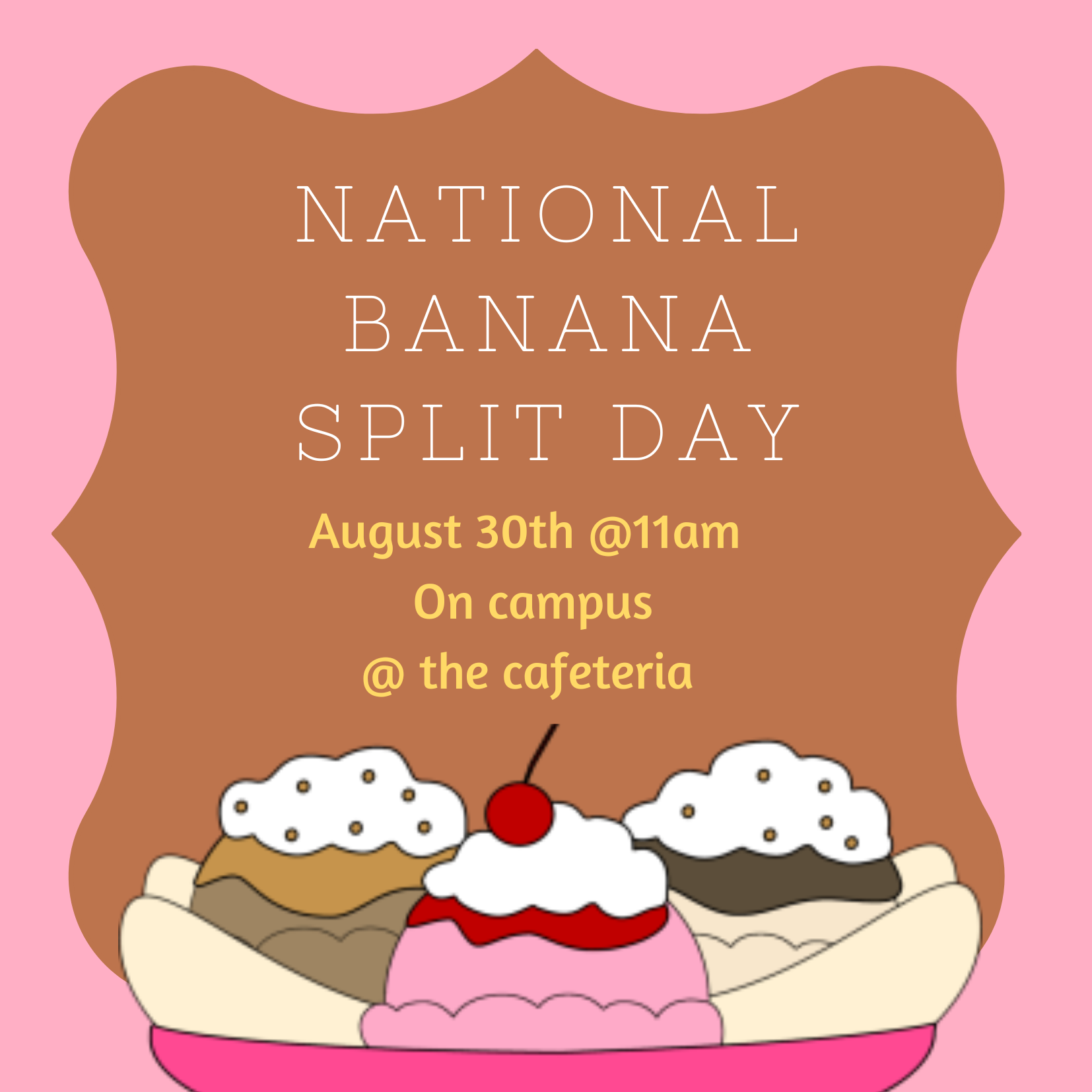 National Banana Split Day Northeast Texas Community College